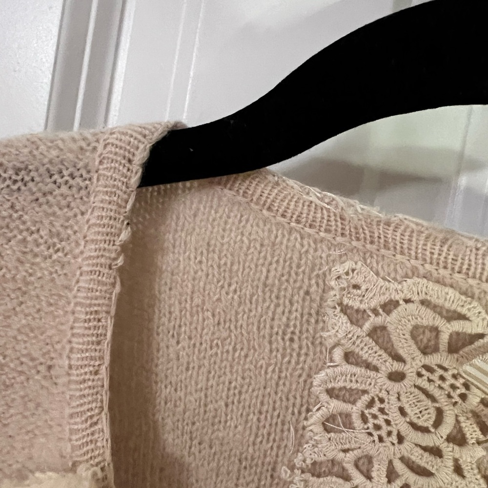 Anthropologie Archival Collection Ou Lin - Corsage Parisian Floral Wool Sweater - Picture 5 of 6